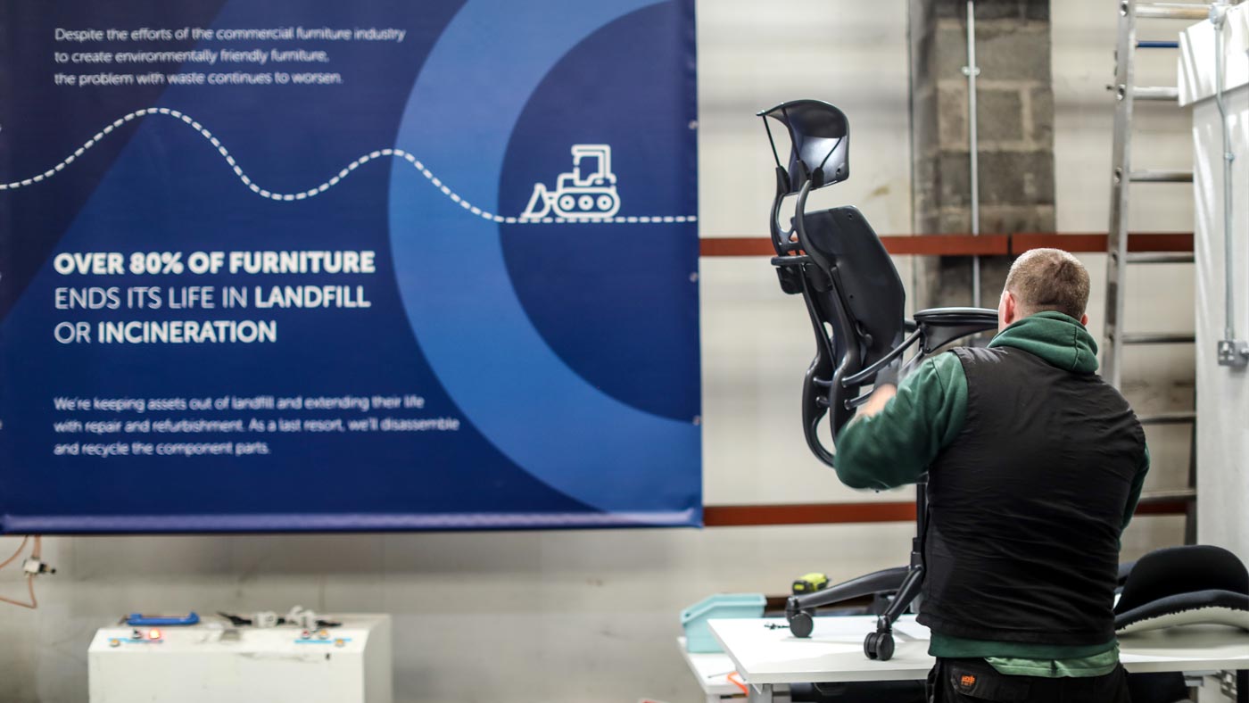 The Circular Economy and Refurbished Office Furniture