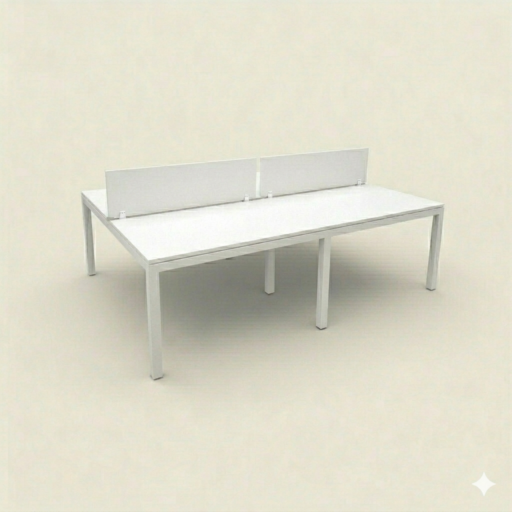 Dynamobel: Bureaubank 4-voudig 2800 x 1600 - Gerenoveerd