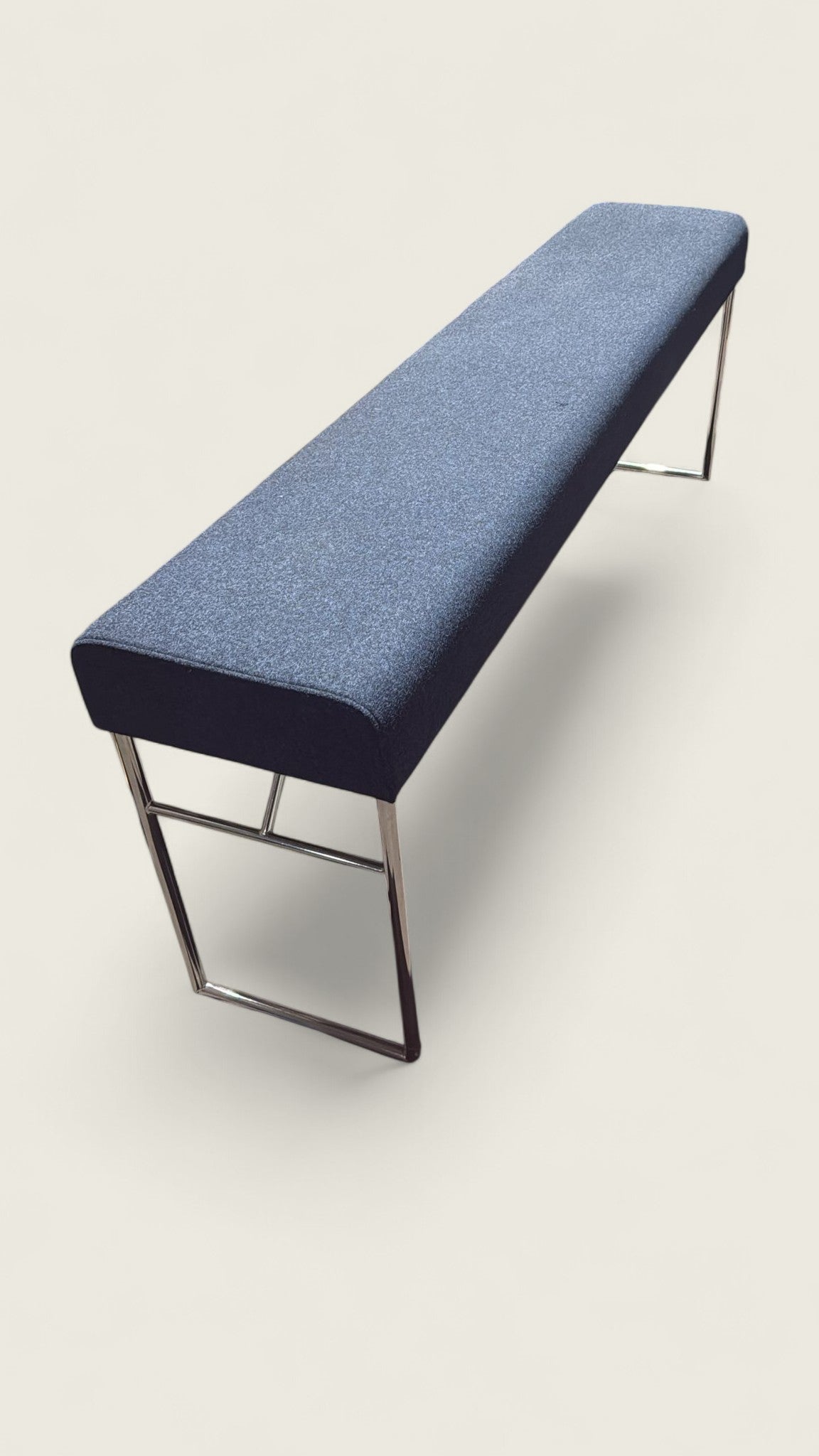 Allermuir: Navy Blue Pause Bench- Refurbished