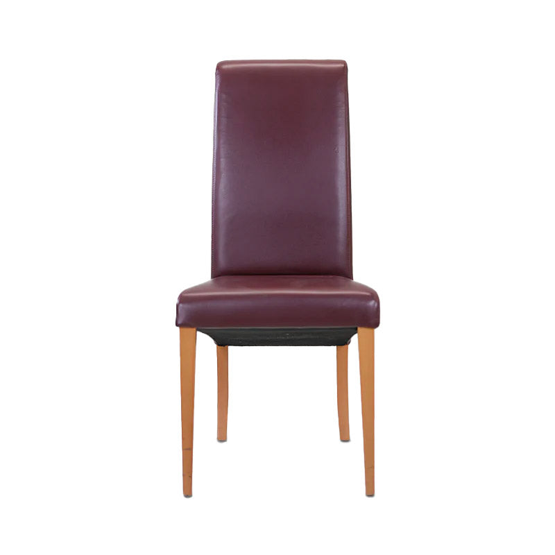 Burg: Leather Dining Chair - Refurbished