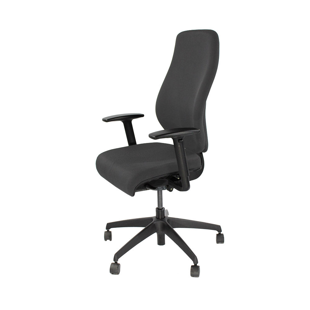 <tc>Boss Design</tc>: Key Task Chair - Nieuwe grijze stof - Gereviseerd