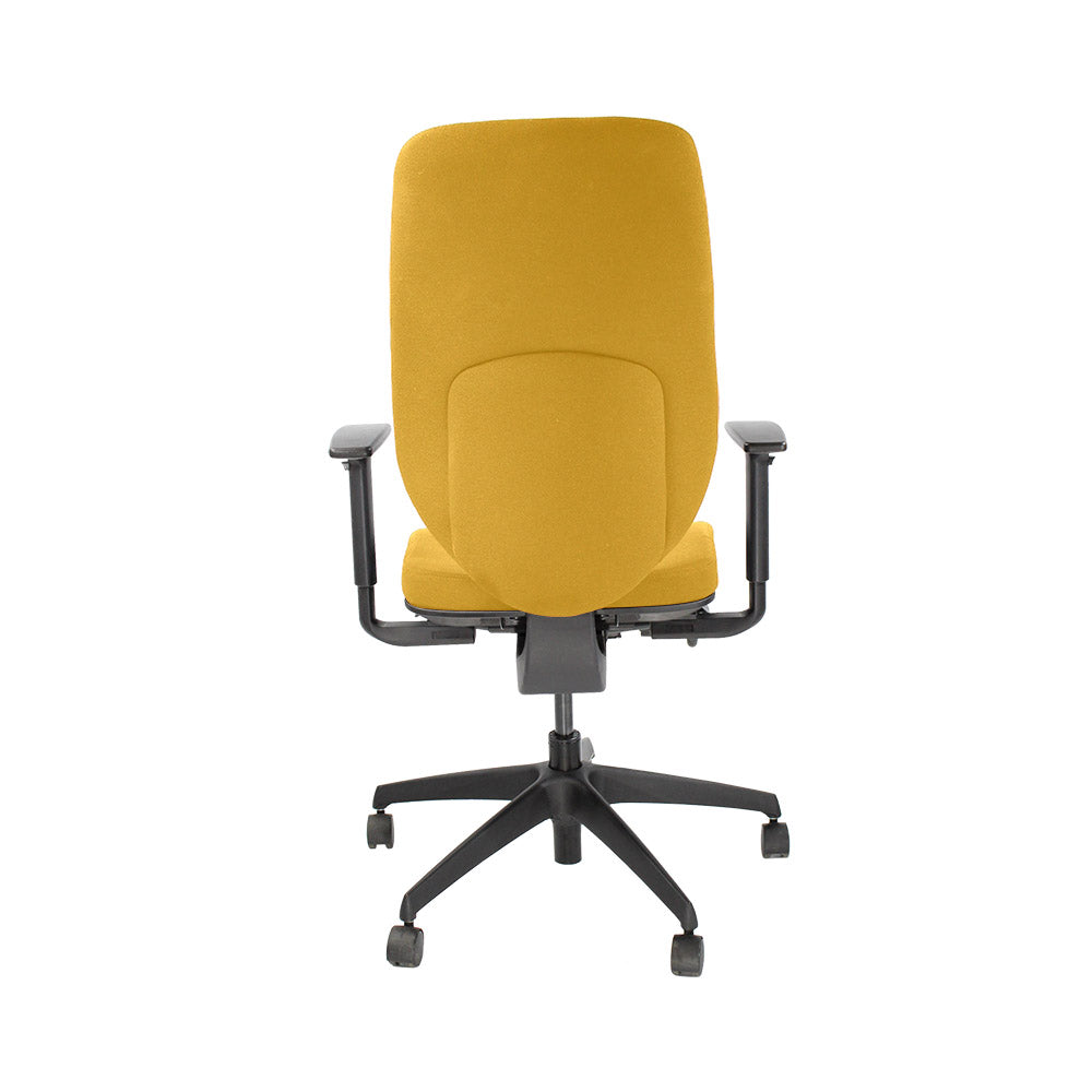 <tc>Boss Design</tc>: Key Task Chair - Nieuwe gele stof - Gereviseerd