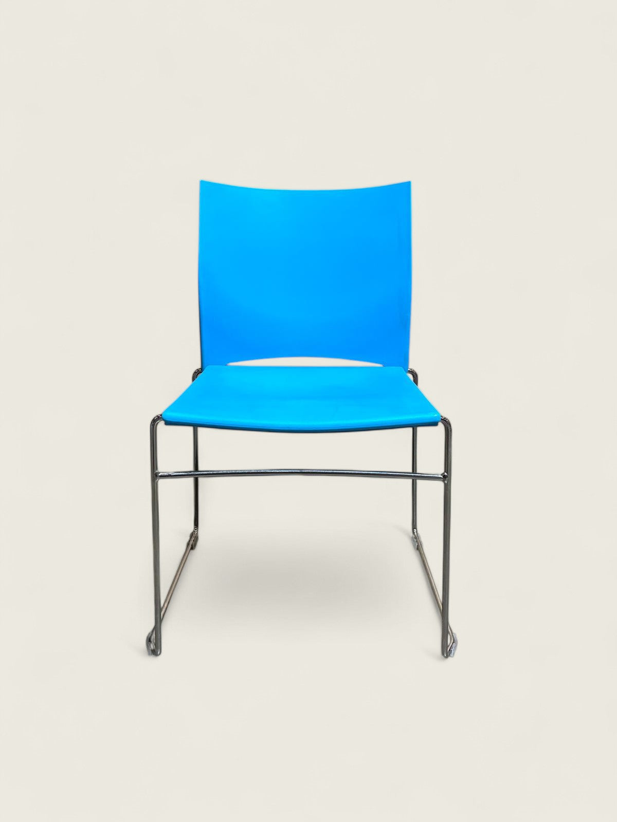 Connection: Blue Visitors Side Chair - Refurbished