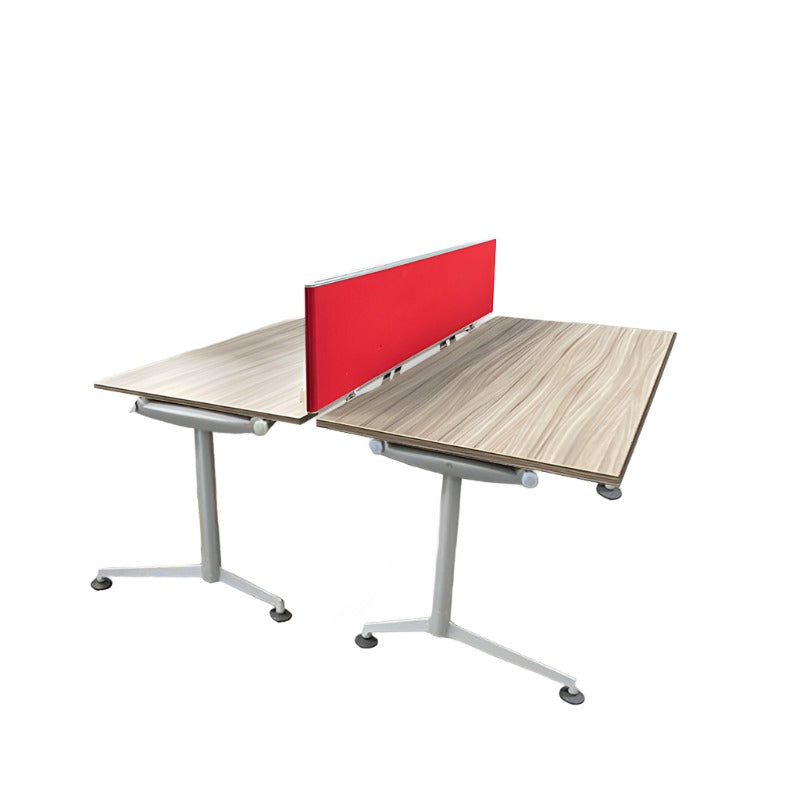 <tc>Herman Miller</tc>: <tc>Abak</tc> T-pootbank met 2 bureaus - Gereviseerd