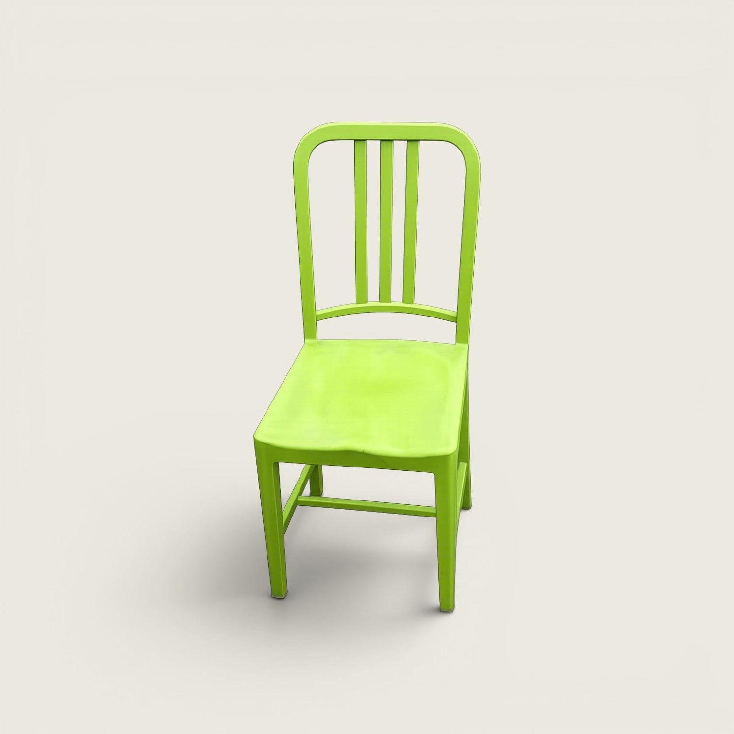 Emeco: Lime Green 111 Navy Chair - Refurbished