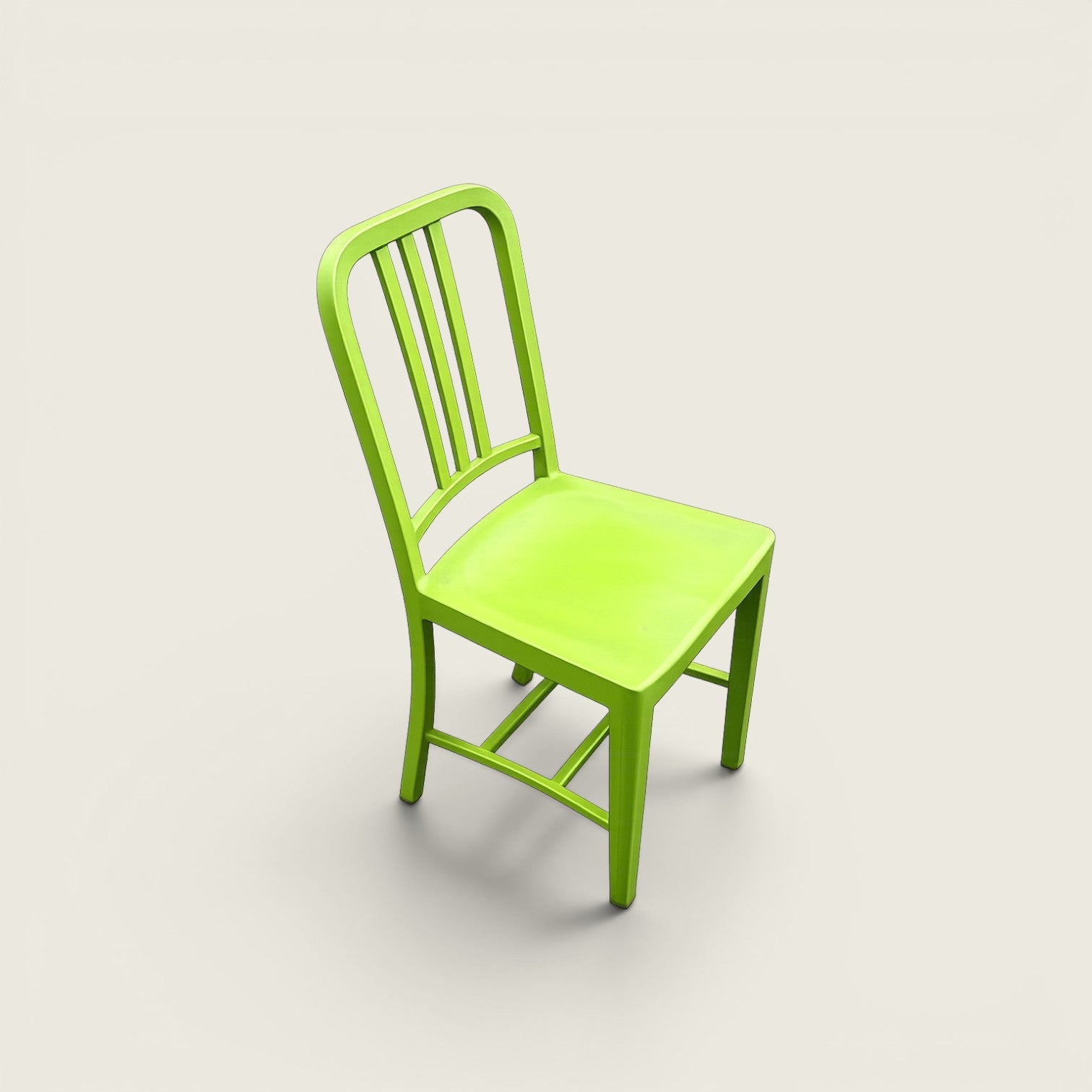 Emeco: Lime Green 111 Navy Chair - Refurbished