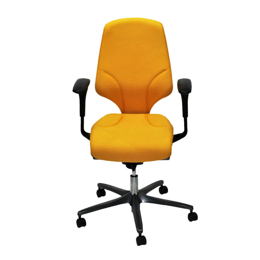 Giroflex: G64 Task Chair in Yellow Fabric - Refurbished