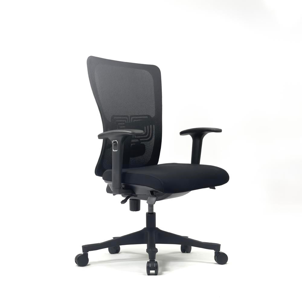 Haworth: Zody Task Chair In Black Fabric - Refurbished