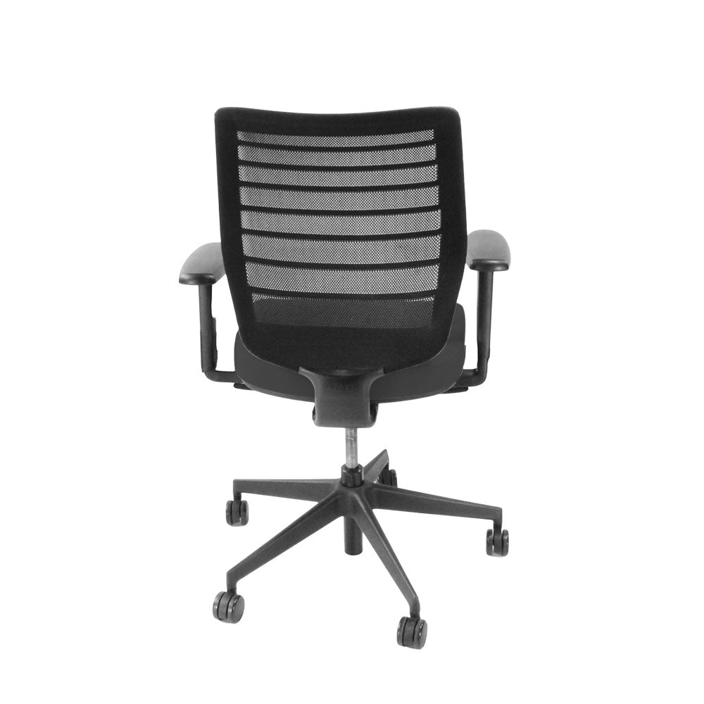 Senator: Fuse Operator Chair in Grey Fabric - Refurbished