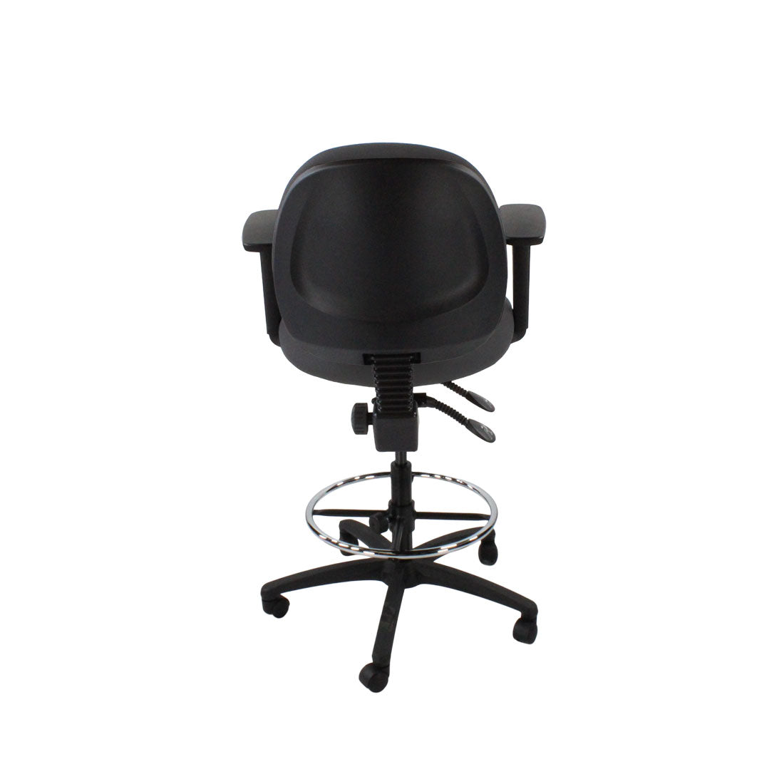 Saxen: <tc>Scoop</tc> Tekenstoel in grijze stof - Gereviseerd