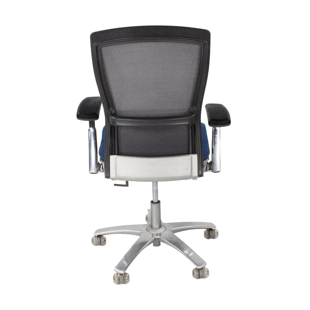 <tc>Knoll</tc>: Life Task Chair in blauwe stof - Gereviseerd