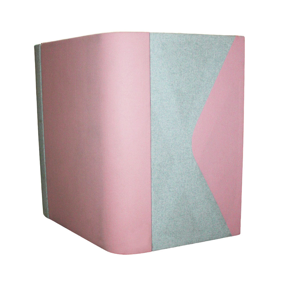 Allermuir: Haven Solo Pod in Grey/Pink Fabric - Refurbished