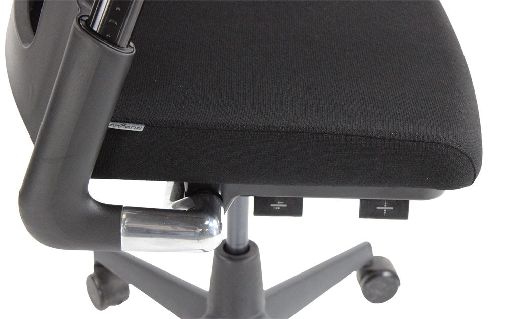 <tc>Ahrend</tc>: 2020 Home Office stoel in zwarte stof - Gereviseerd