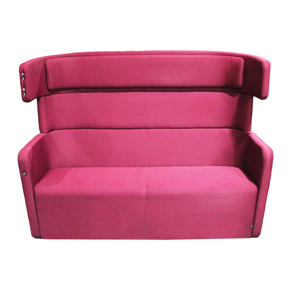 <tc>Bene</tc>: Parcs Wing Sofa in Bordeauxrode stof - Gerenoveerd