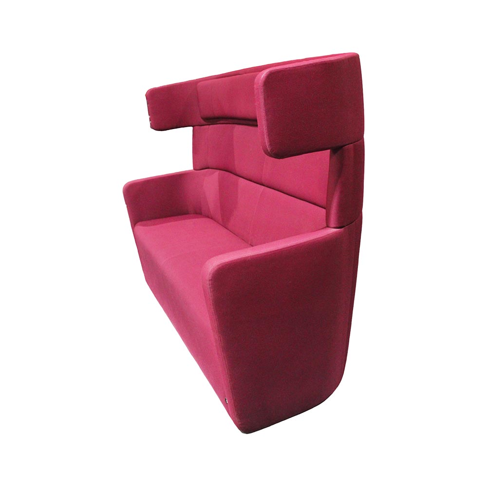 <tc>Bene</tc>: Parcs Wing Sofa in Bordeauxrode stof - Gerenoveerd