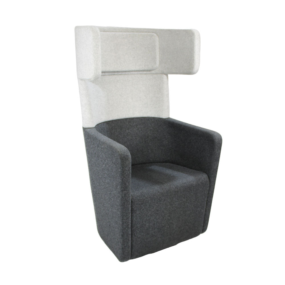 <tc>Bene</tc>: Parcs Wing Fauteuil in Grijs - Gereviseerd