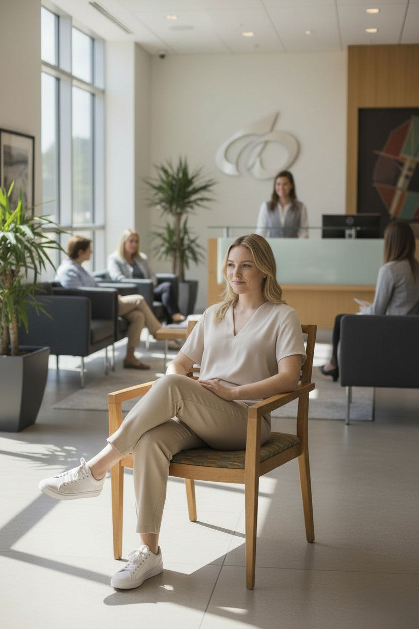 <tc>Knoll</tc> Studio: Aperture Houten Slatted bezoekersstoel (Gereviseerd)