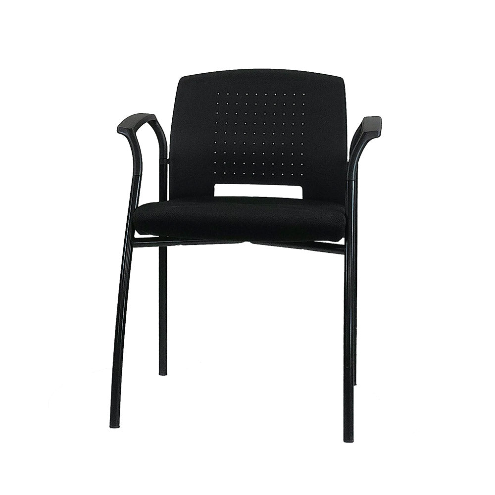 Martin Stoll: Black Meeting Chair - Gerenoveerd