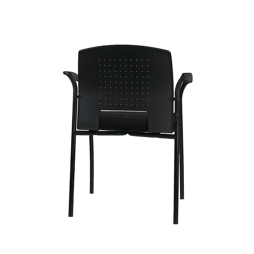 Martin Stoll: Black Meeting Chair - Gerenoveerd