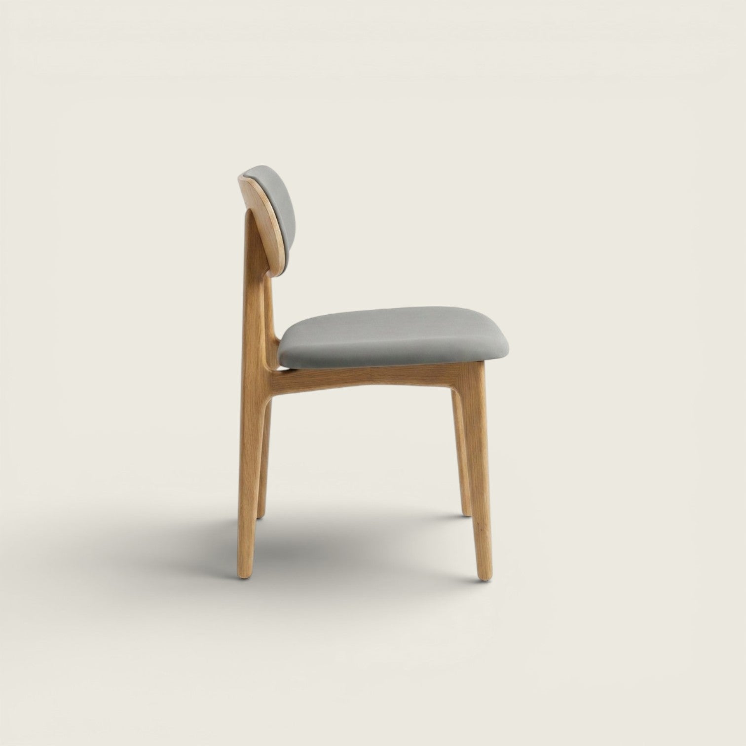 Modus: Visitors/Side Chair In Gray Fabric - Refurbished