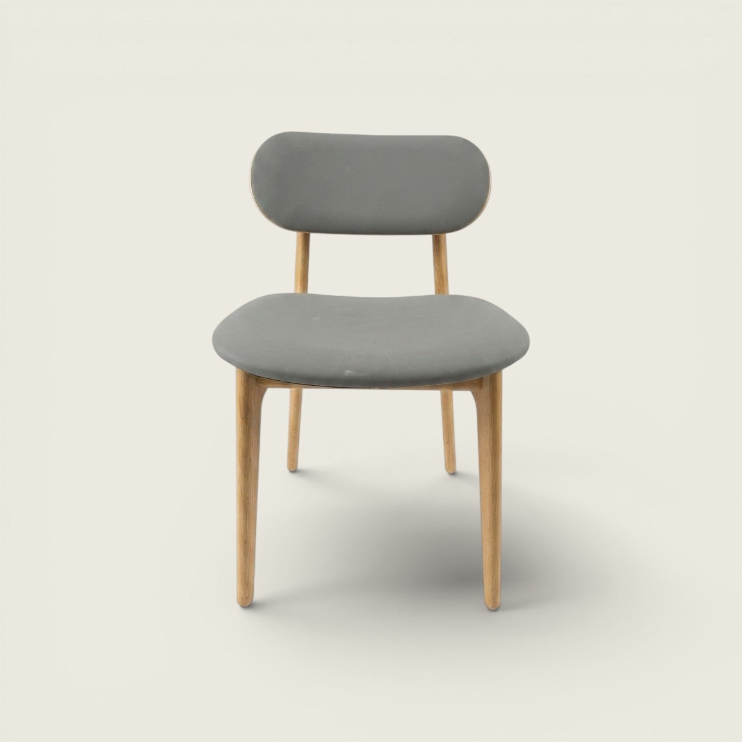 Modus: Visitors/Side Chair In Gray Fabric - Refurbished