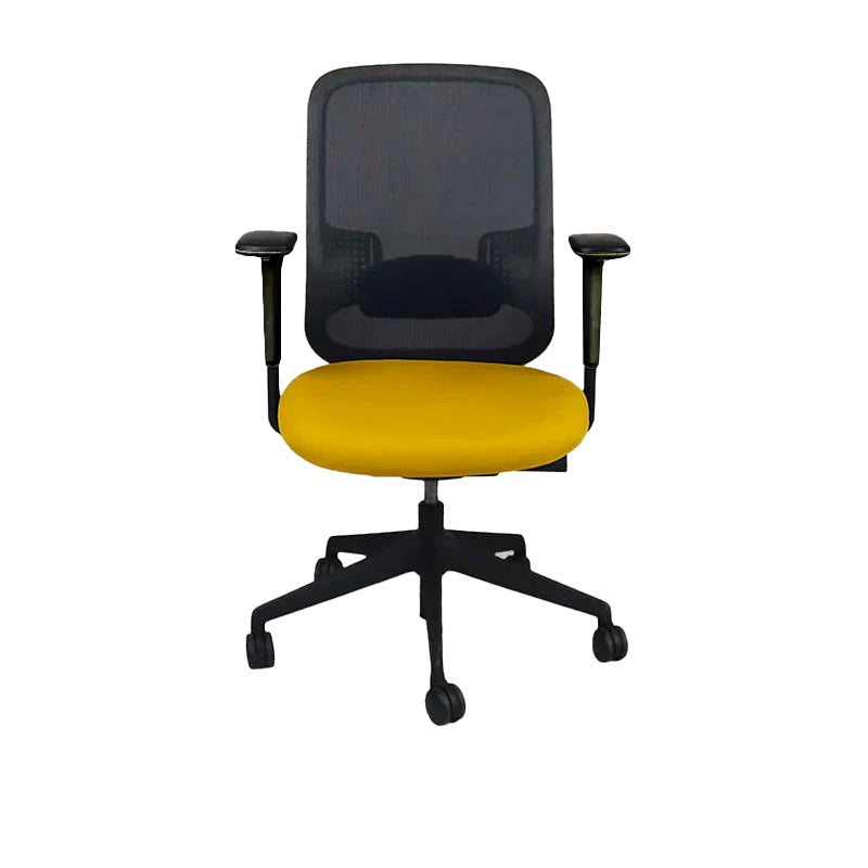Orangebox: Do - Task Chair in Yellow Fabric - Refurbished