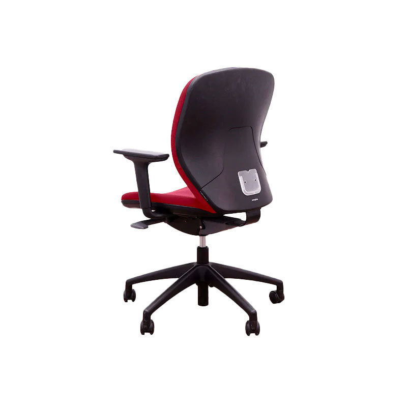 Orangebox: Joy-02 Task Chair in Red Fabric - Refurbished