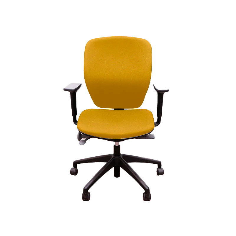 Orangebox: Joy-02 Task Chair in Yellow Fabric - Refurbished