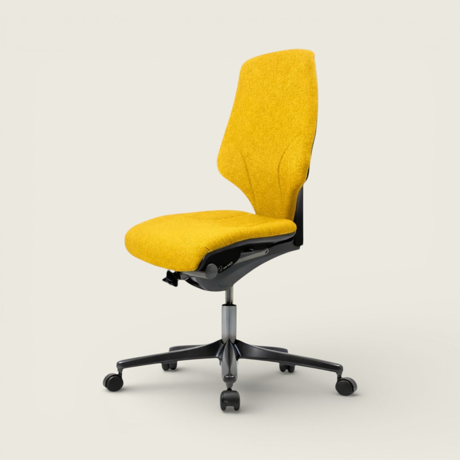 Giroflex: G64 in Yellow With No Arms - Refurbished