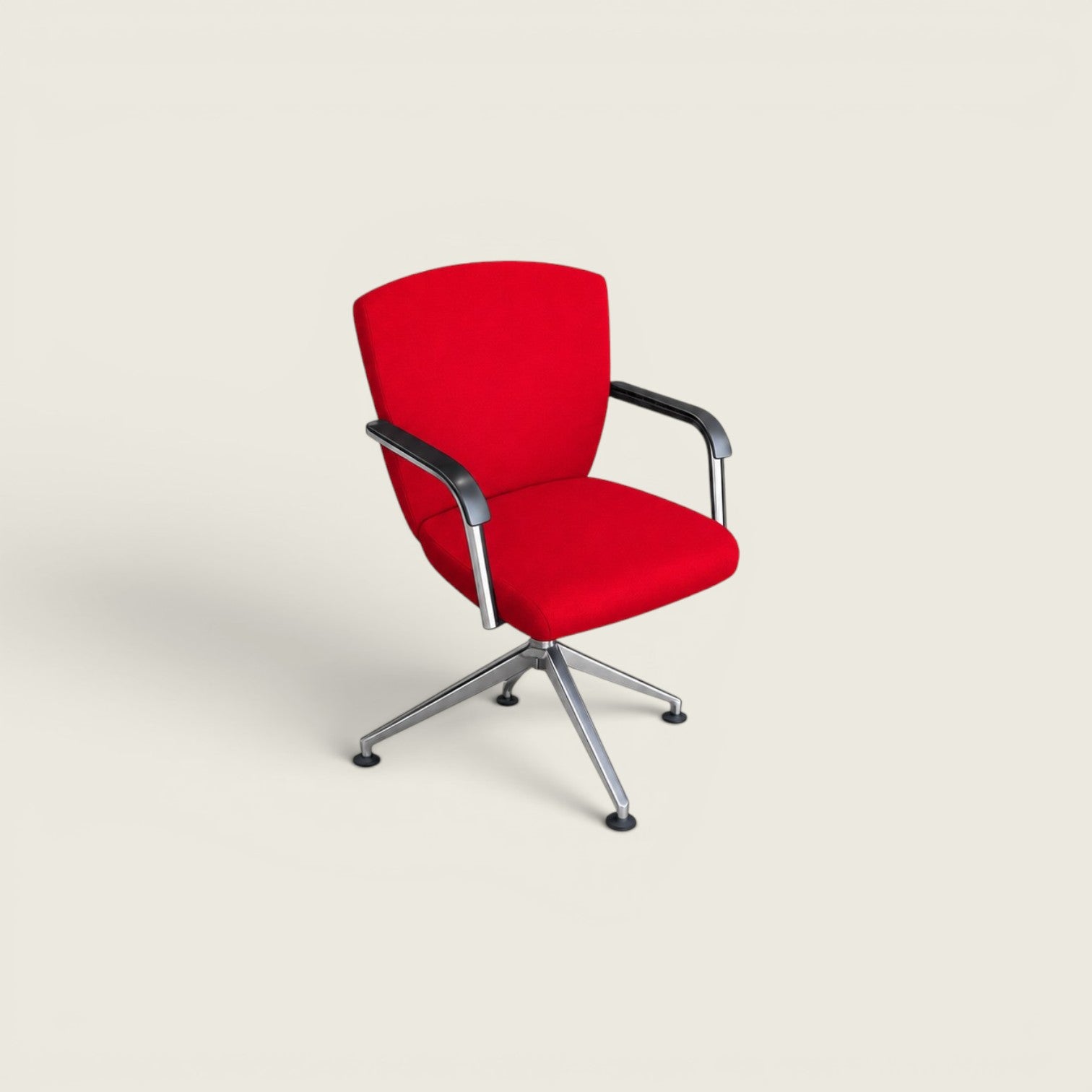 Pledge: Conference/Meeting Chair in Red Fabric - Refurbished