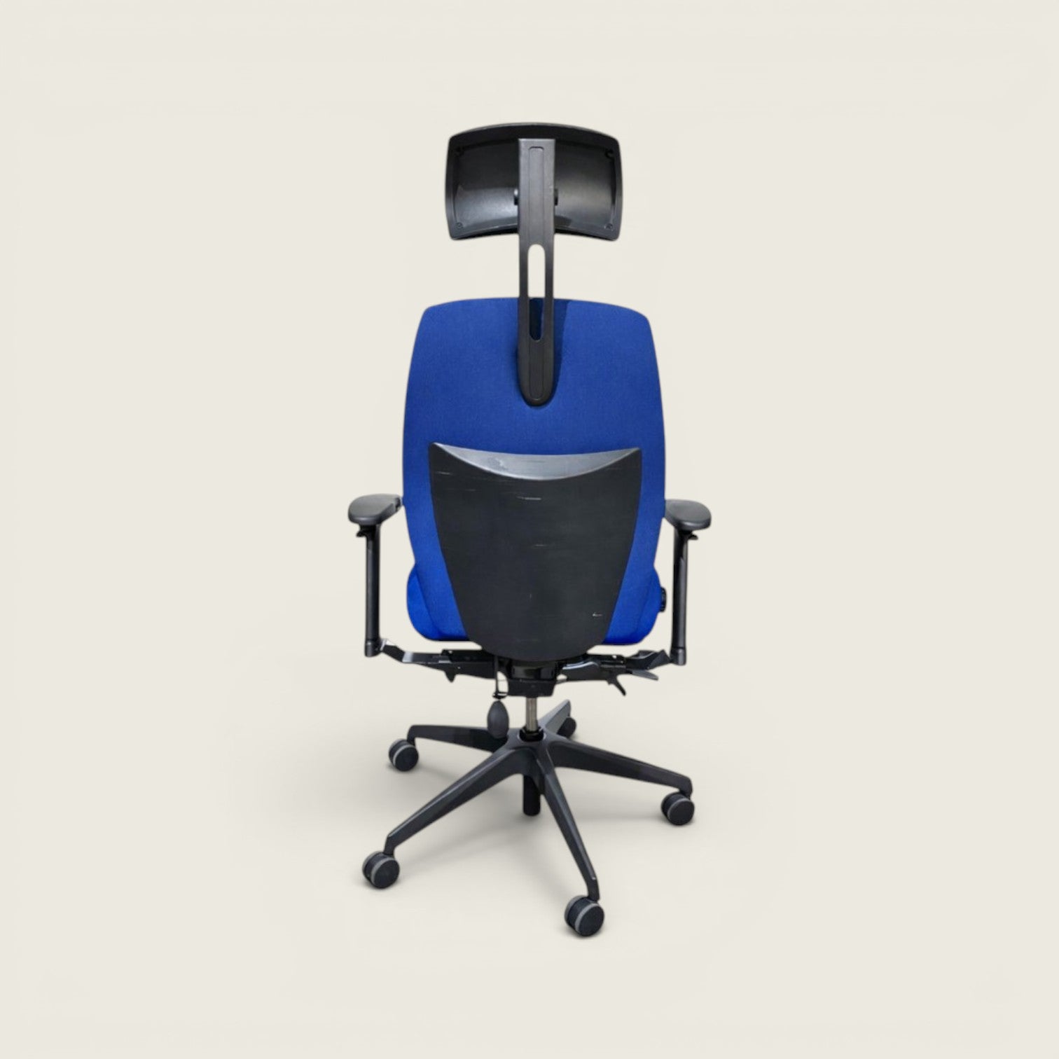 Posturite: Positiv Plus High Back with Headrest In Blue - Refurbished