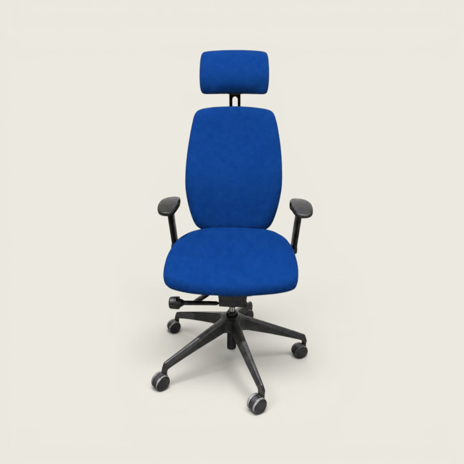 Posturite: Positiv Plus High Back with Headrest In Blue - Refurbished