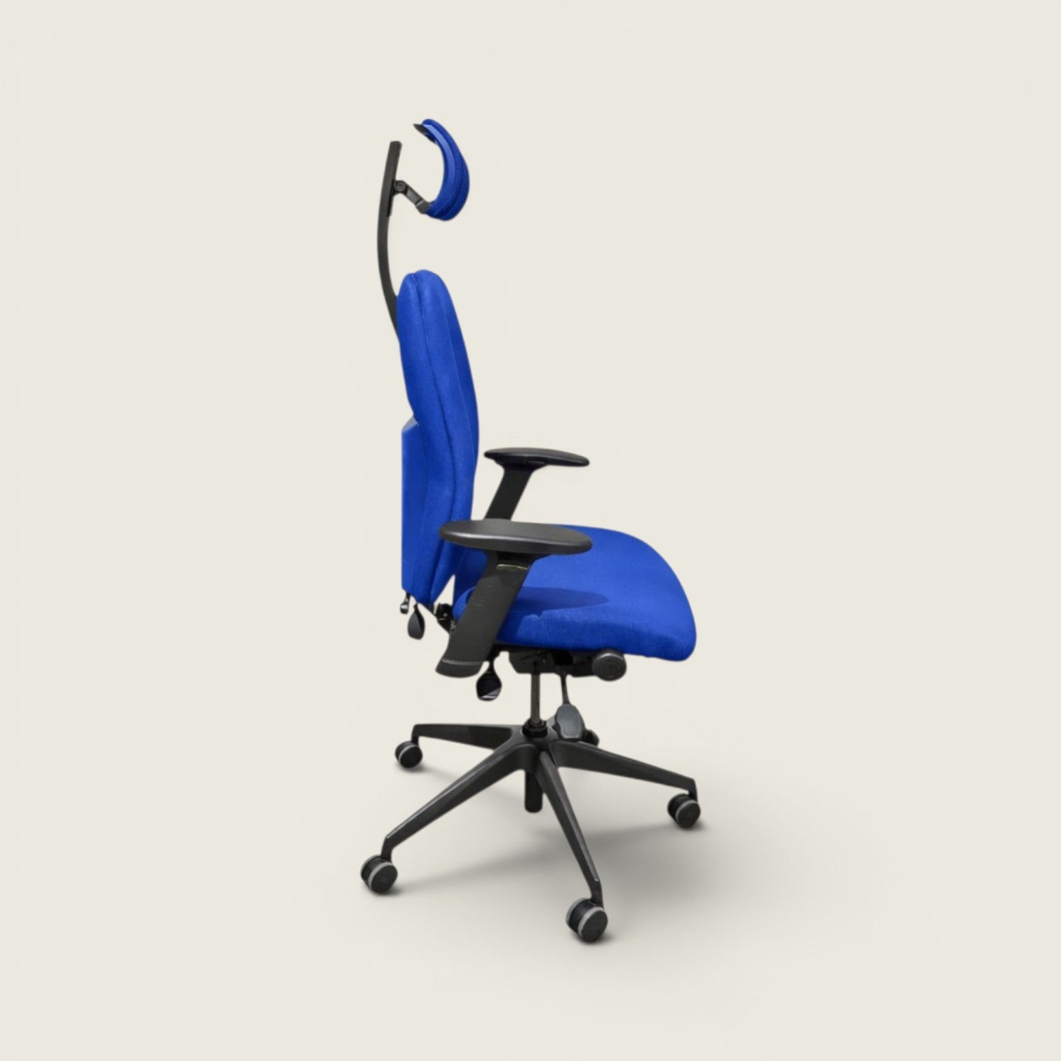 Posturite: Positiv Plus High Back with Headrest In Blue - Refurbished