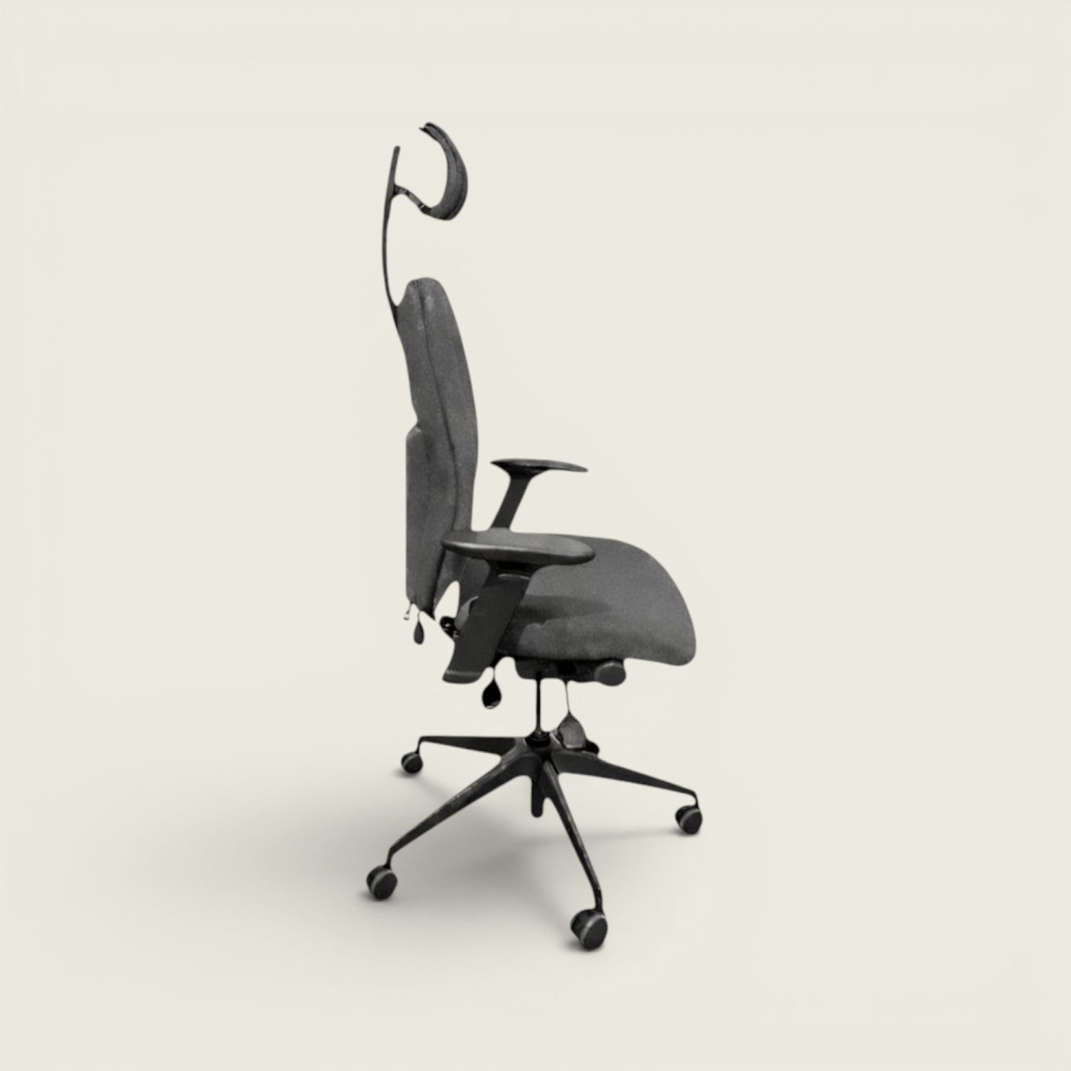Posturite: Positiv Plus High Back with Headrest In Gray - Refurbished