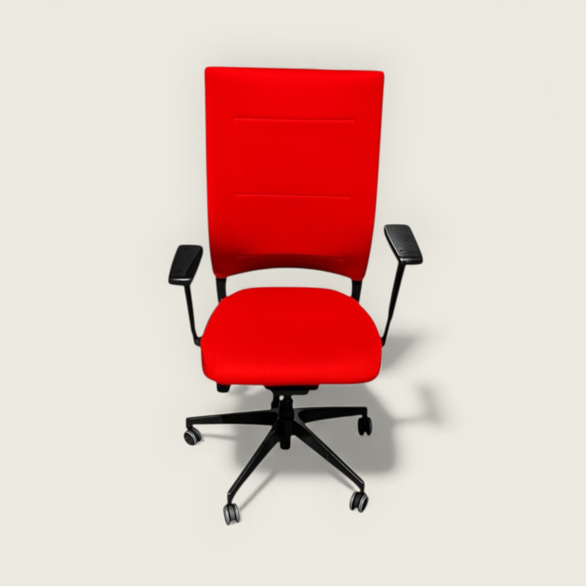 Sedus: Quarterback Task Chair in Red Fabric - Refurbished