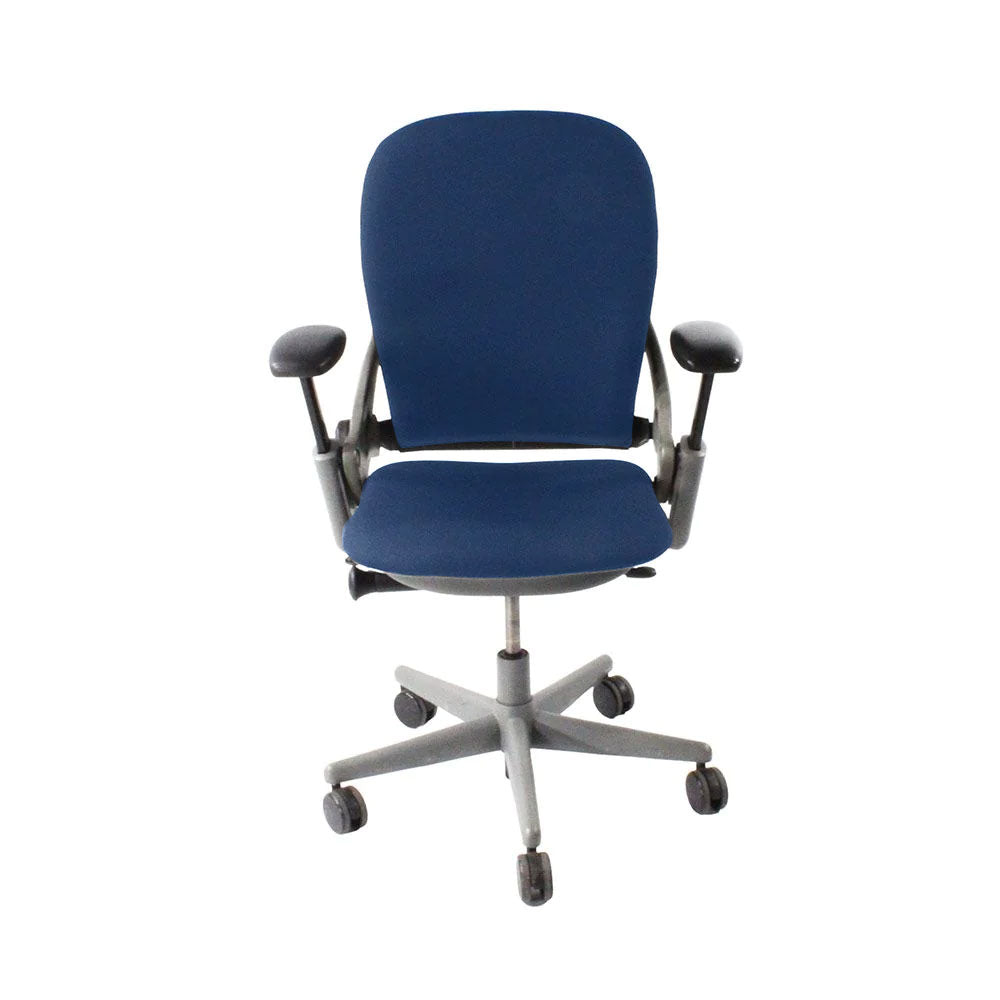 Steelcase: Leap V1 Office Chair - Grey Frame/Blue Fabric - Refurbished