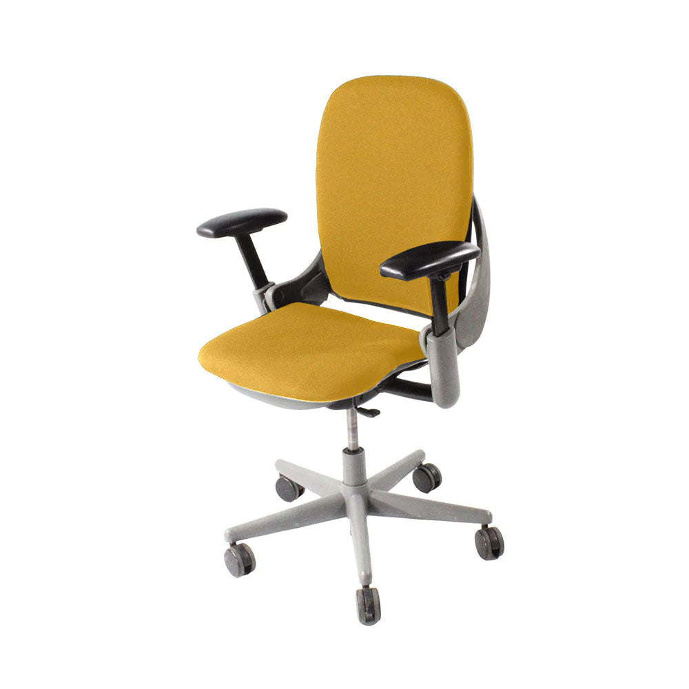 Steelcase: Leap V1 Office Chair - Grey Frame/Yellow Fabric - Refurbished