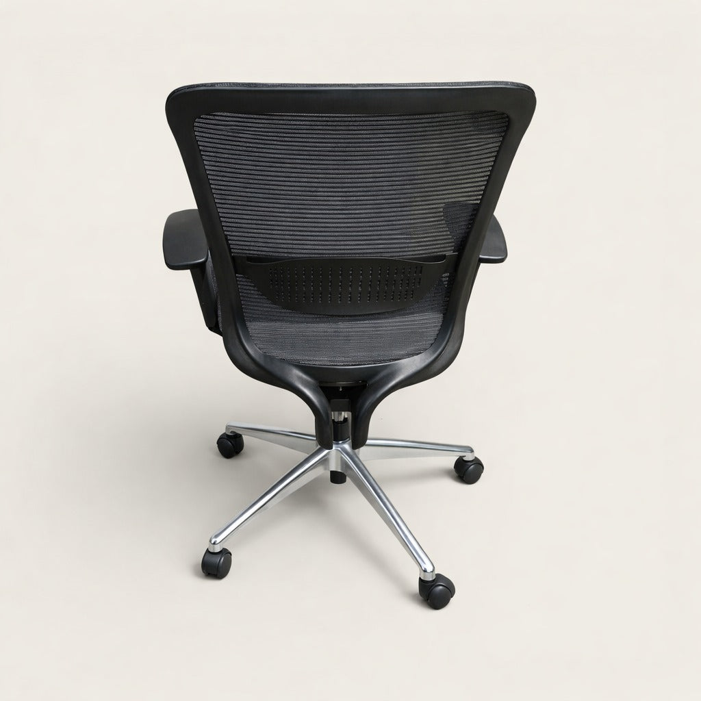 Saxen Don't Task Chair in Grey Fabric - Refurbished