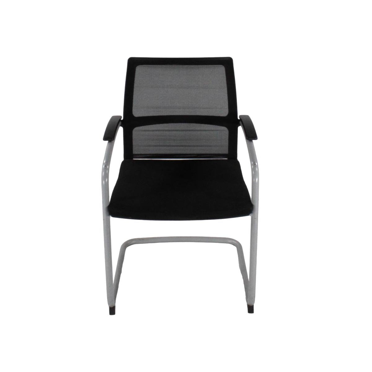 Sedus: Open Up Cantilever Chair with Mesh Back in Black Fabric - Refurbished