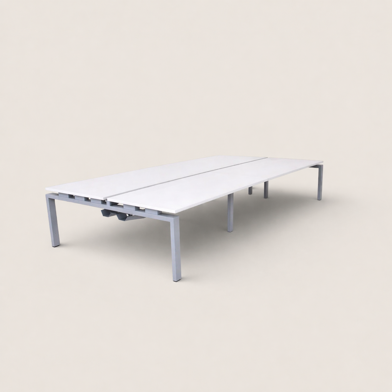 Senator Bench Desk 4 Way - 2800mm x 1600 Workstation - Refurbished