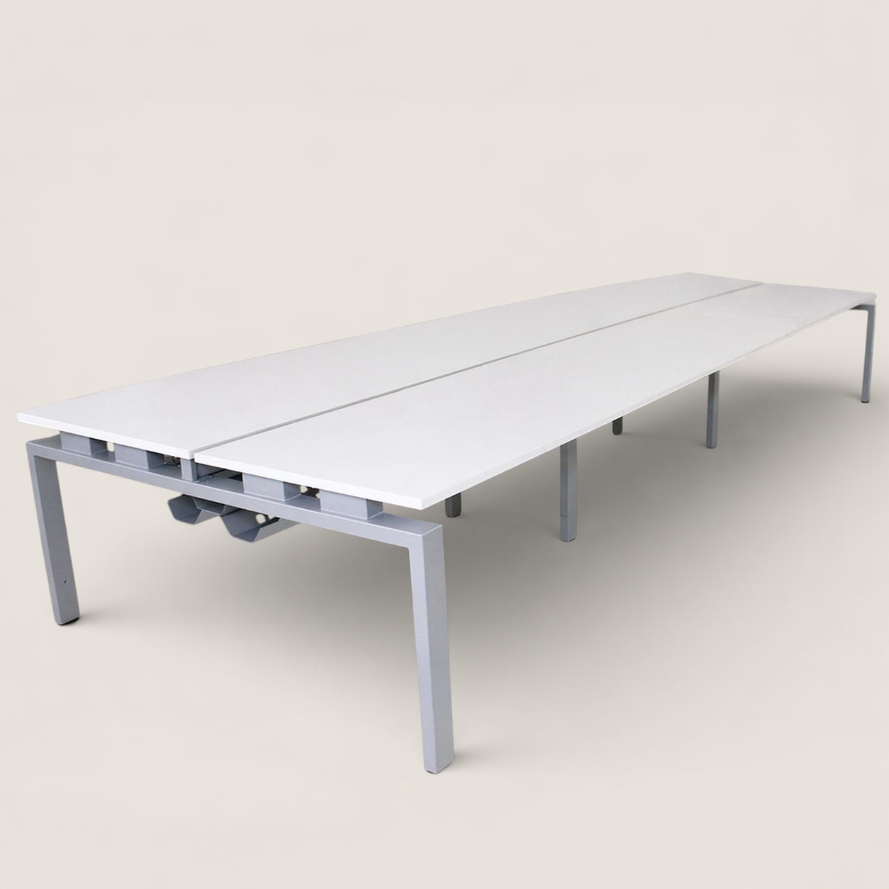 Senator Bench Desk 6 Way - 3600mm x 1600mm Workstation - Refurbished