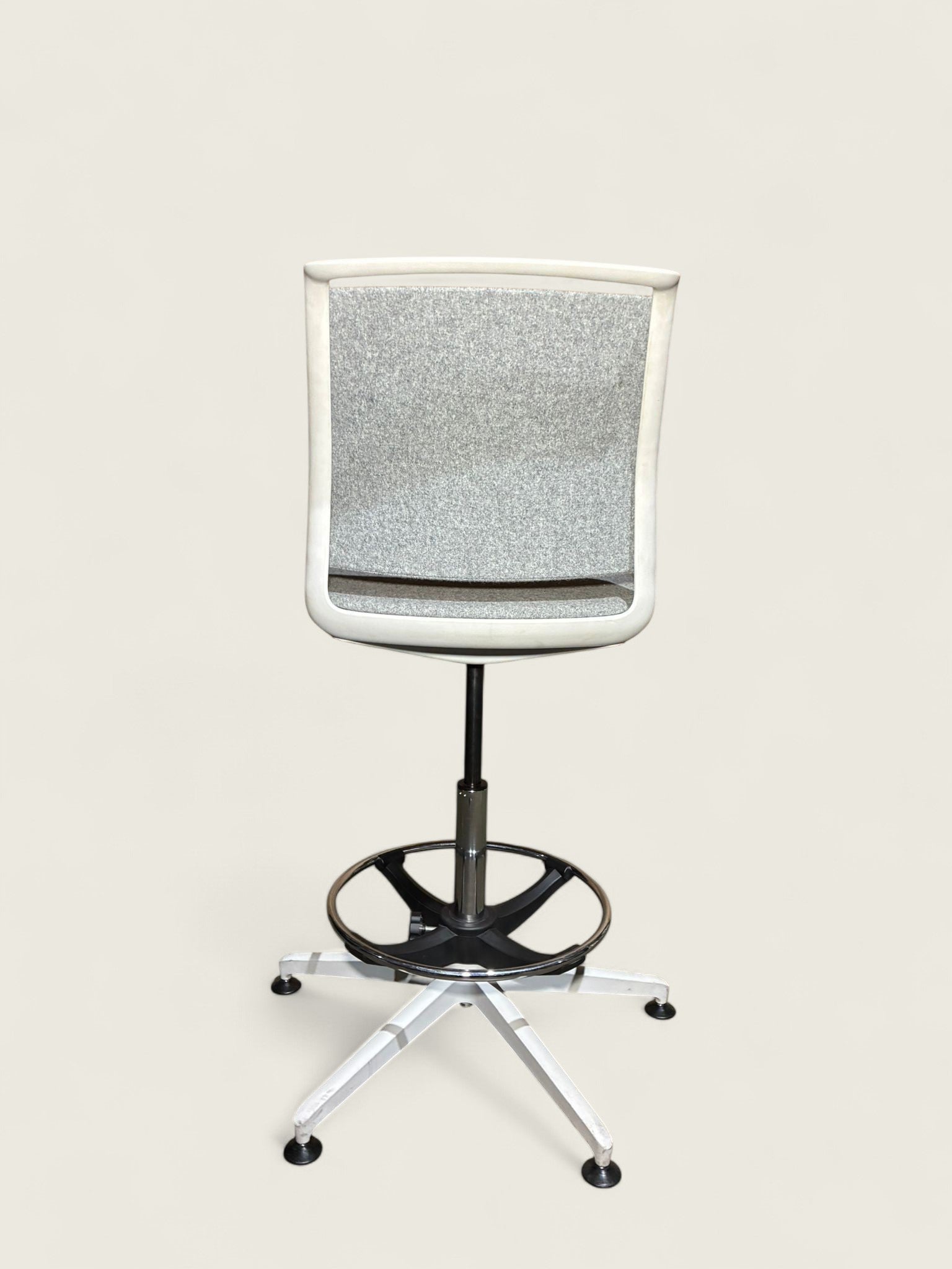 Senator: Gray Draughtsman Chair- Refurbished