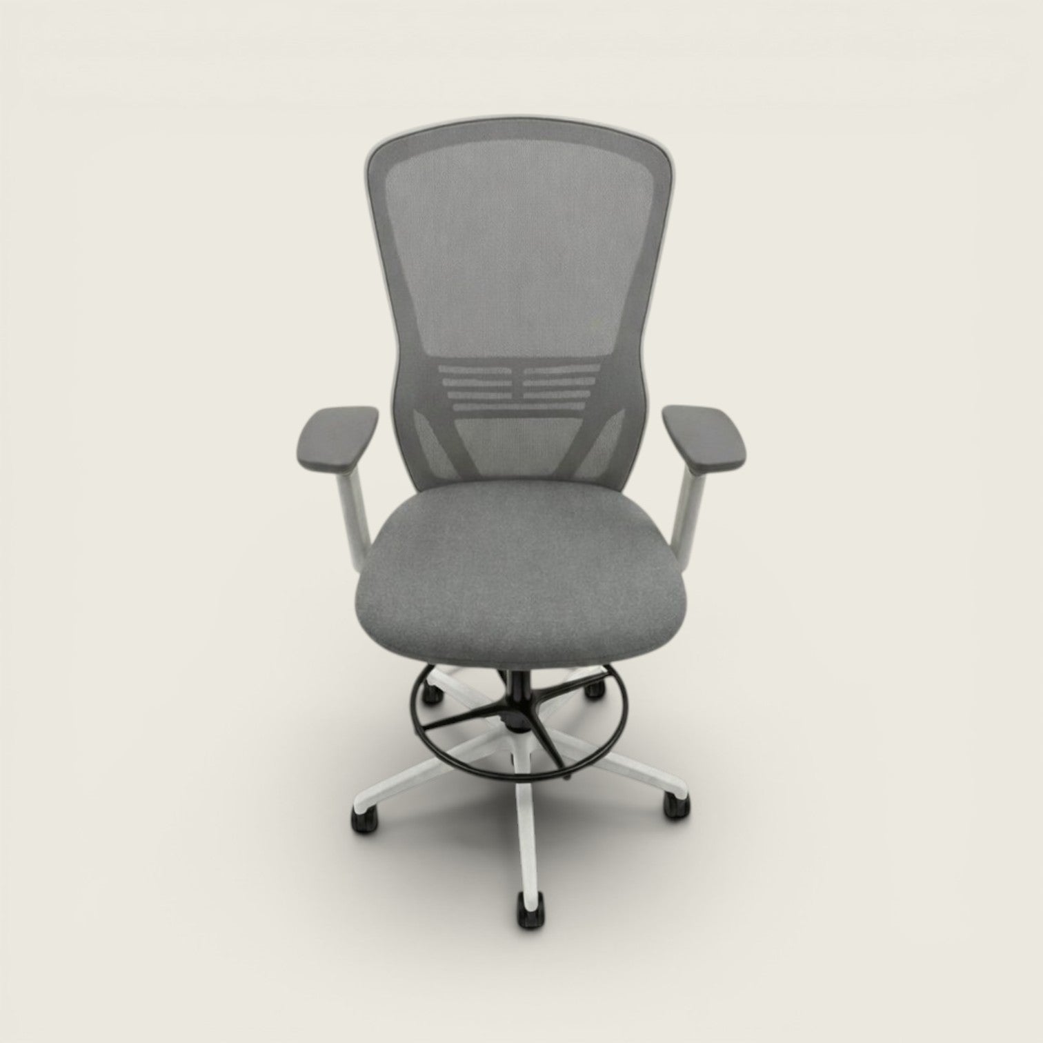 Senator: Ousby Draughtsman Chair in Gray - Refurbished