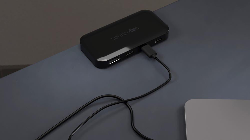 Pico Power Module On-desk or Under-desk Clamp in Black