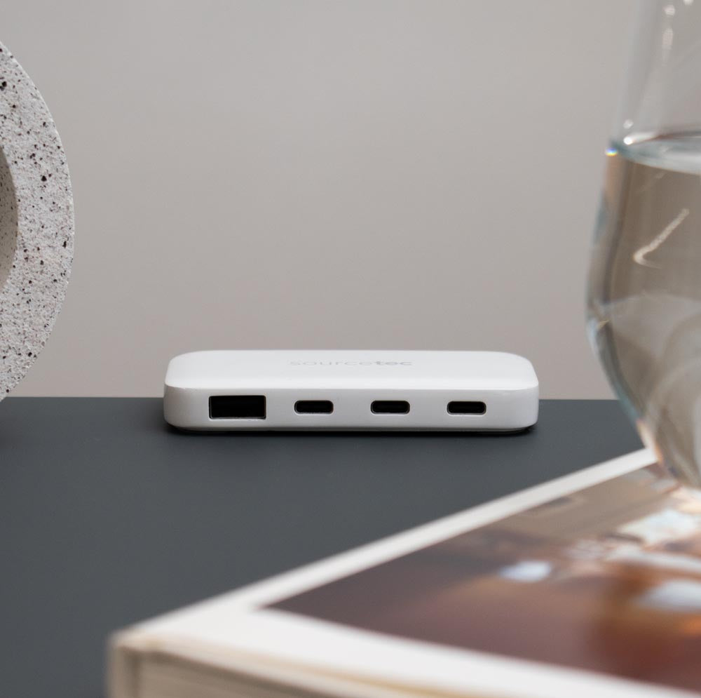 Pico Power Module On-desk or Under-desk Clamp in White