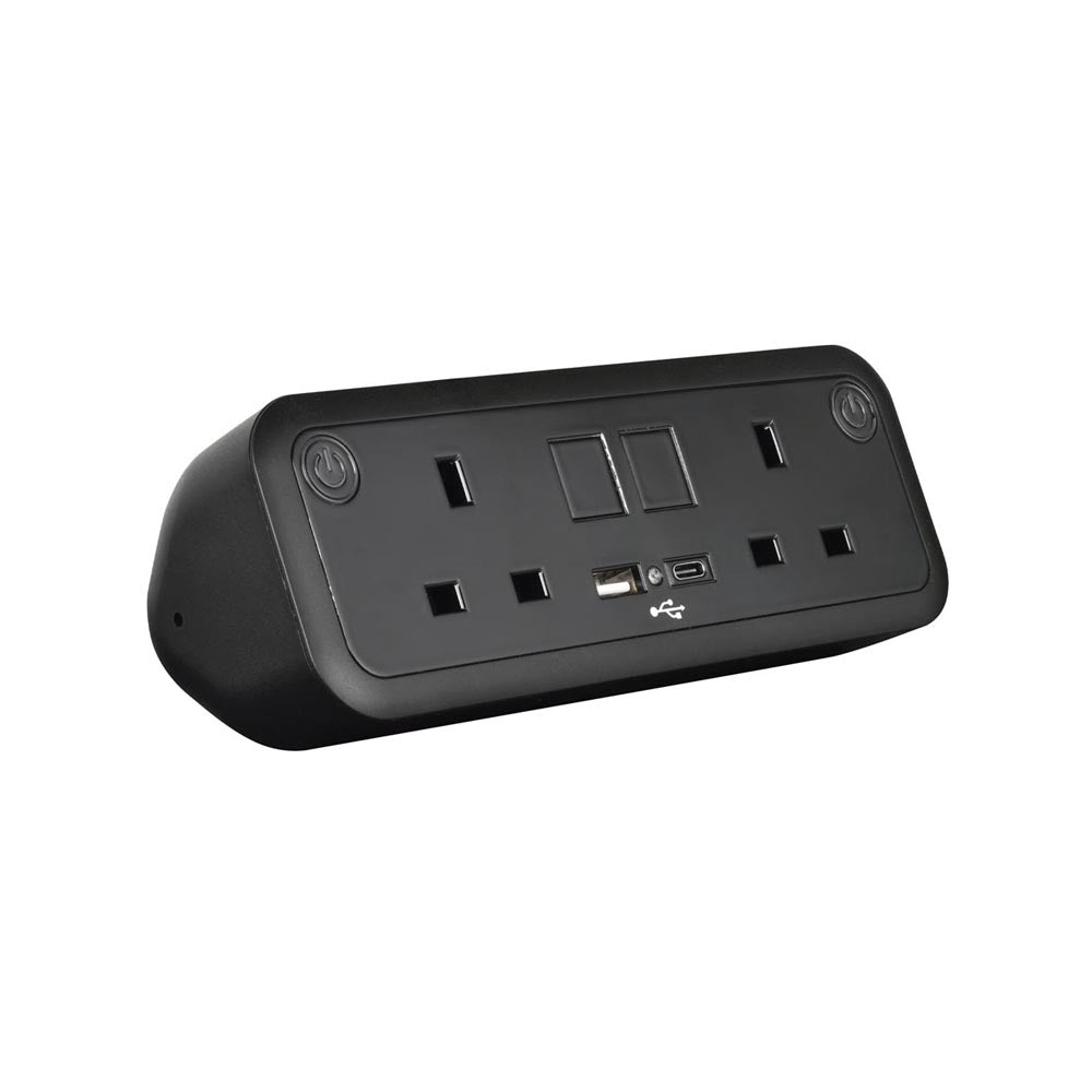 Uno Desktop Power Module in Gloss Black