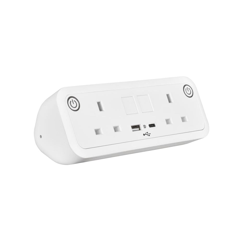 Uno Desktop Power Module in Gloss White