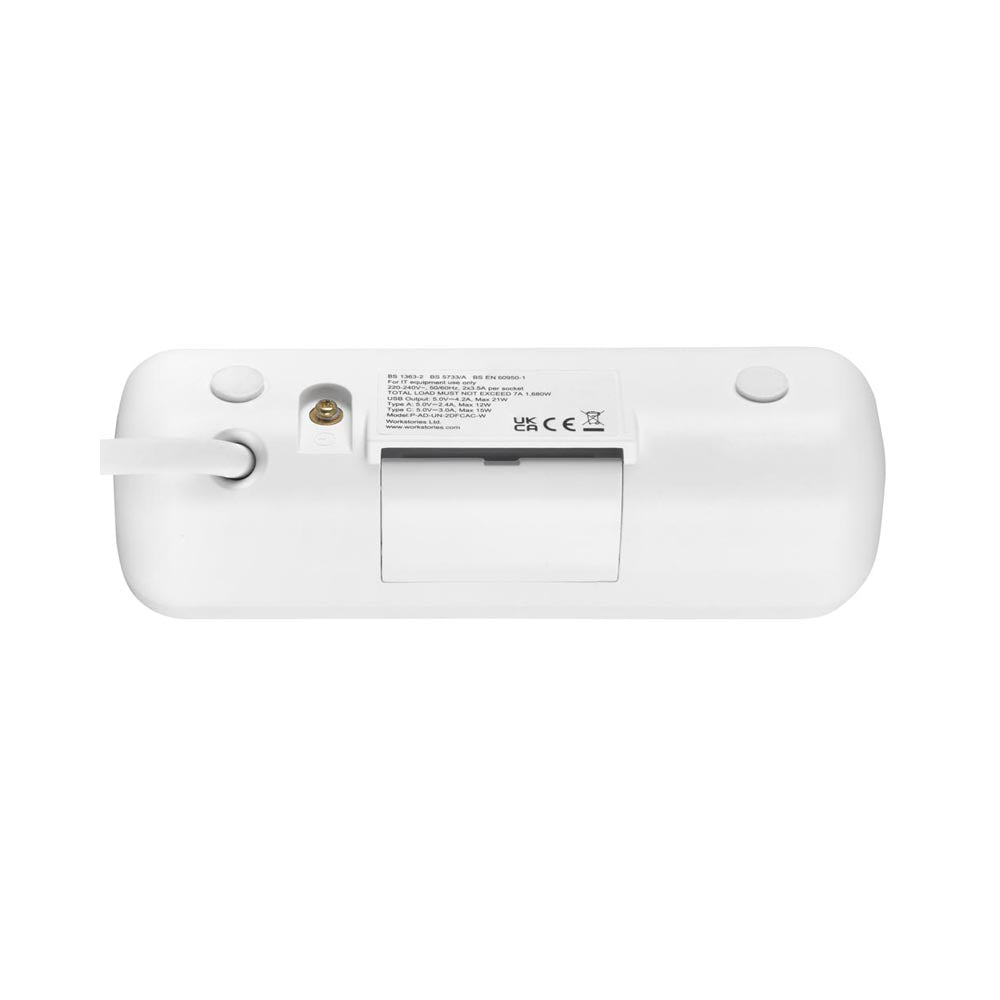 Uno Desktop Power Module in Gloss White