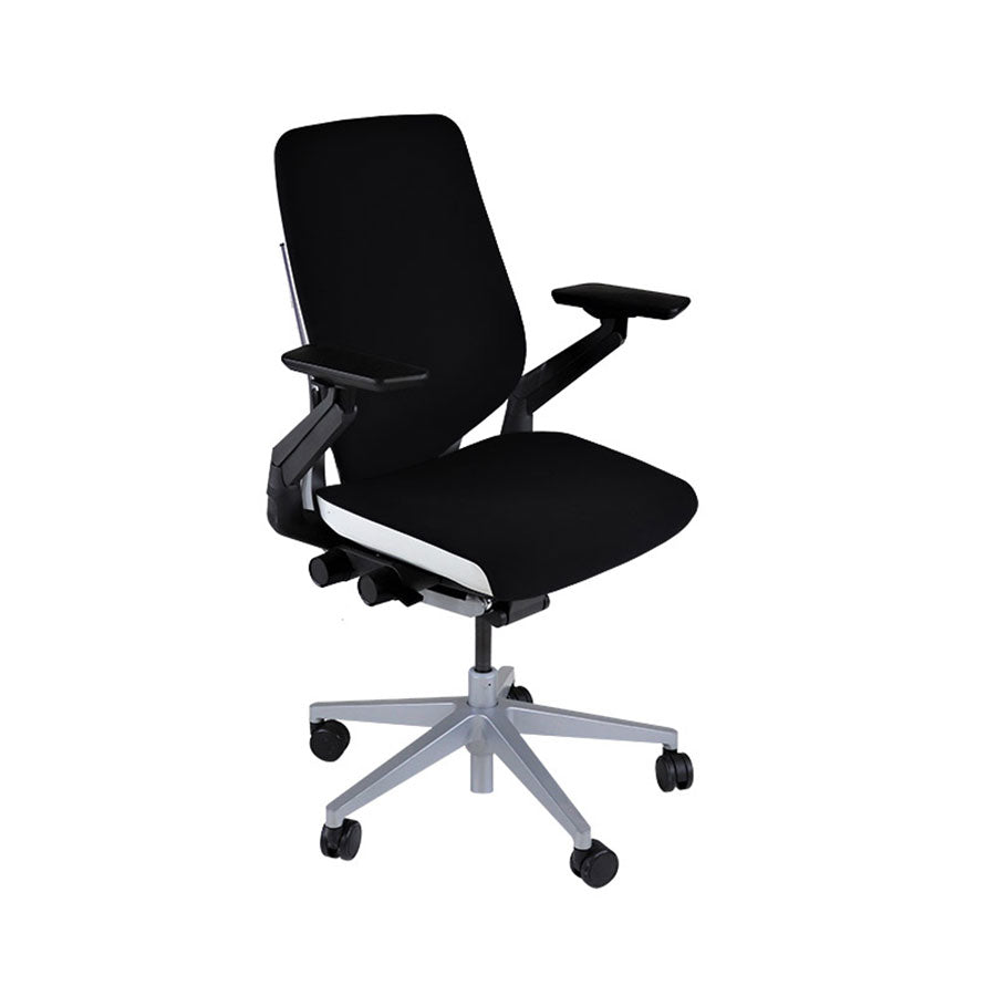 <tc>Steelcase</tc>: Gesture Ergonomische Bureaustoel - Zwarte Stof - Gereviseerd