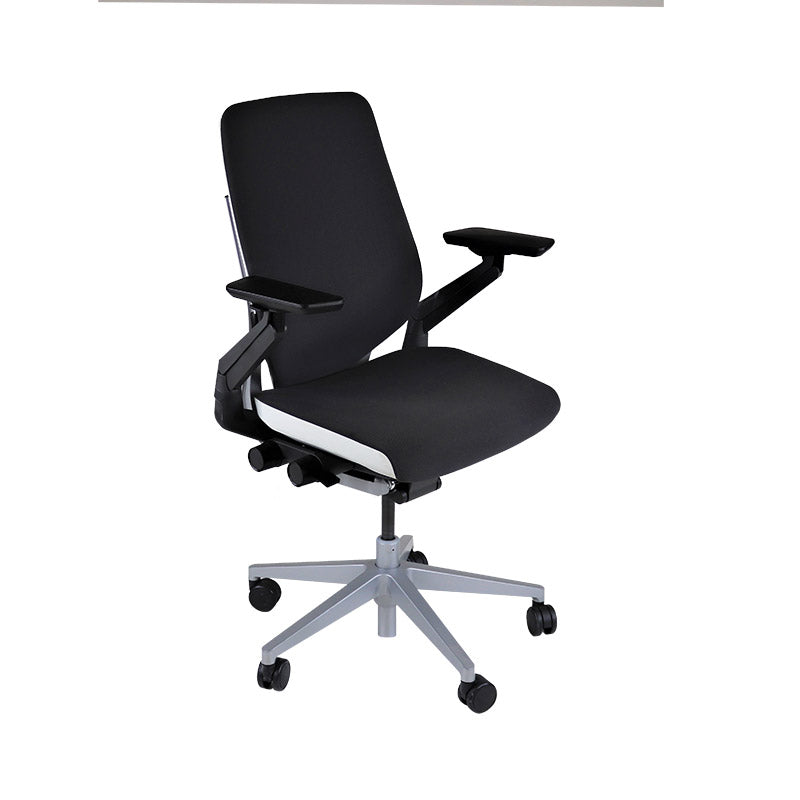 <tc>Steelcase</tc>: Gesture Ergonomische Bureaustoel - Grijze Stof - Gereviseerd